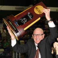 Jim Miller with Trophy